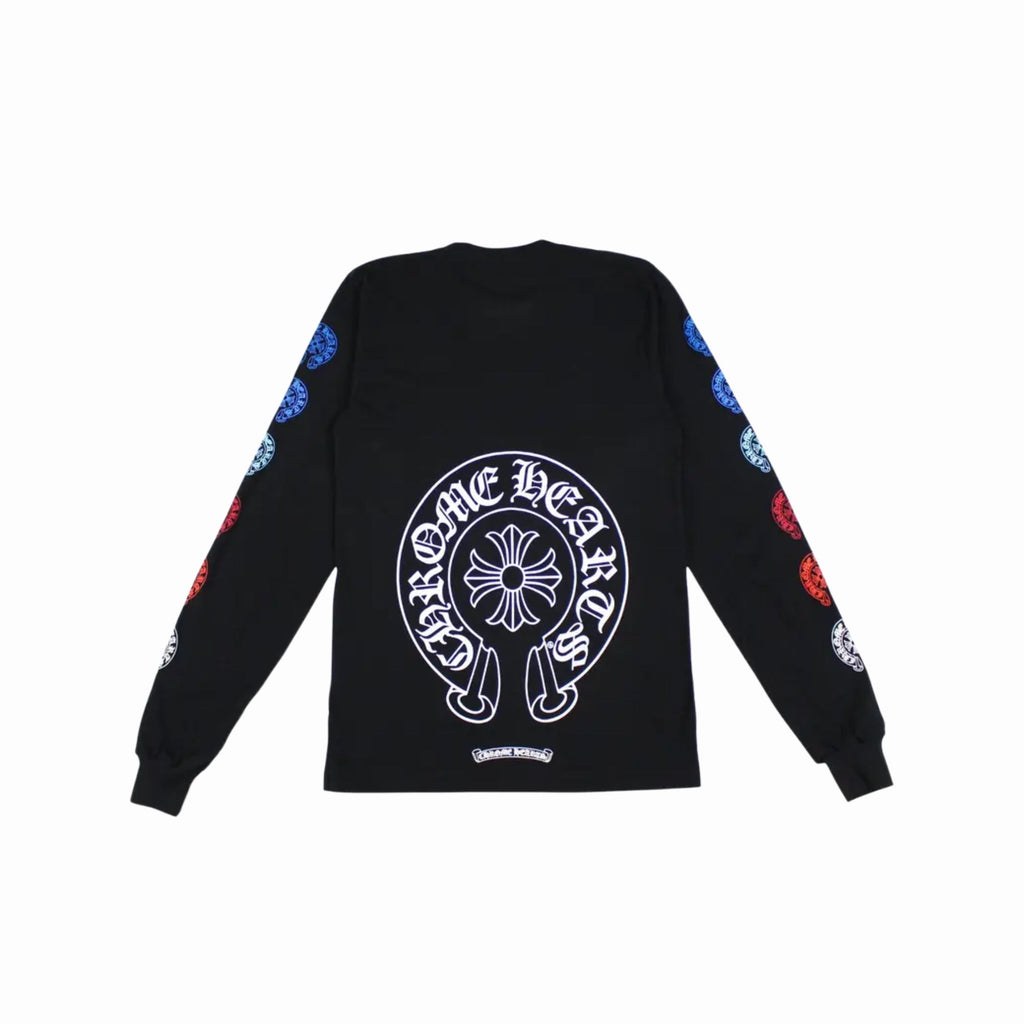 CHROME HEARTS MULTICOLOUR HORSESHOE L/S T-SHIRT - PASTFRWRD