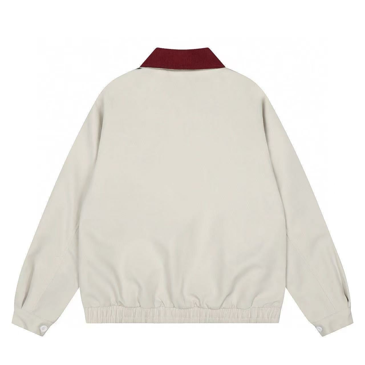RALPH LAUREN RED COLLAR WINDBREAKER - PASTFRWRD