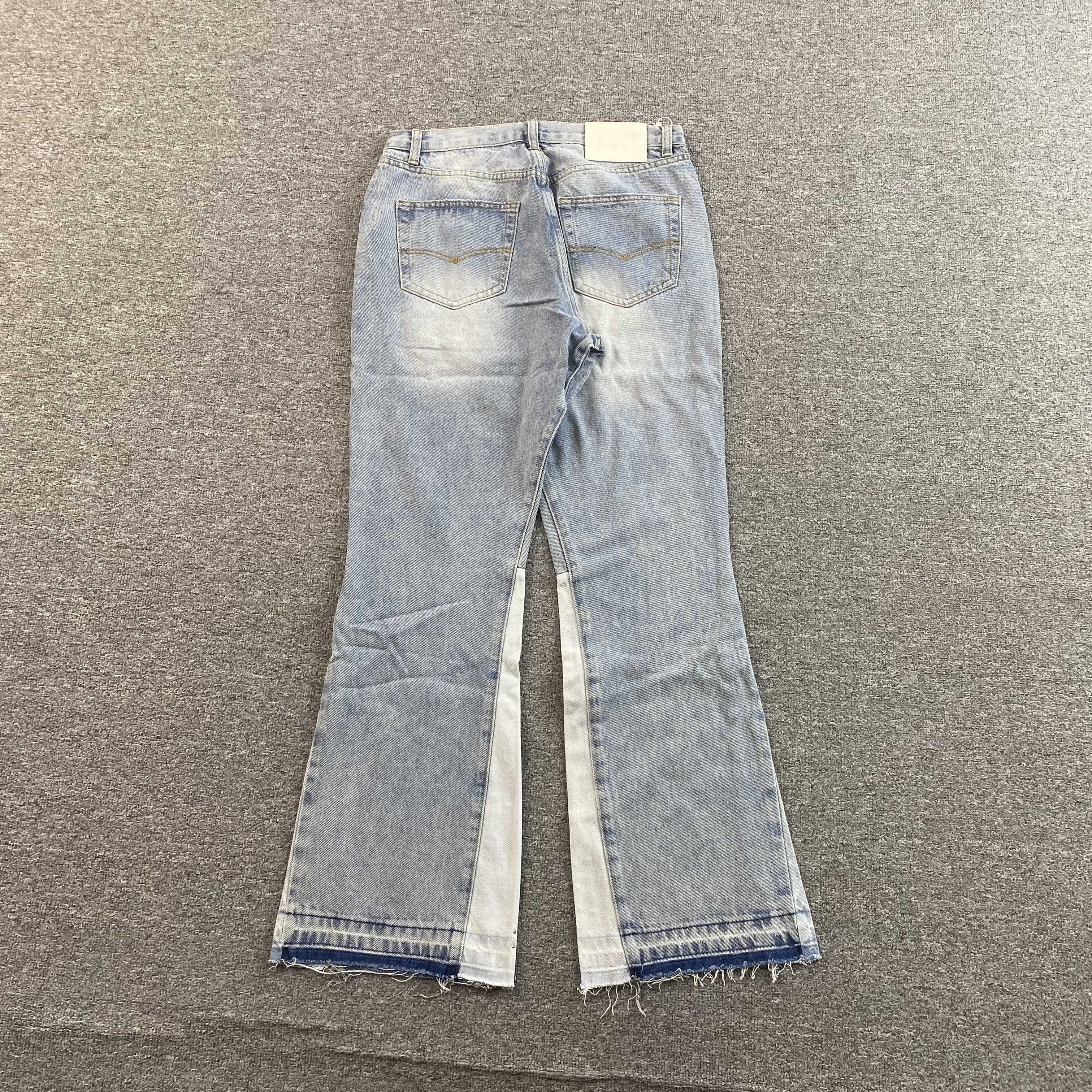 GALLERY DEPT. RHINESTONE FLARED DENIMS - PASTFRWRD