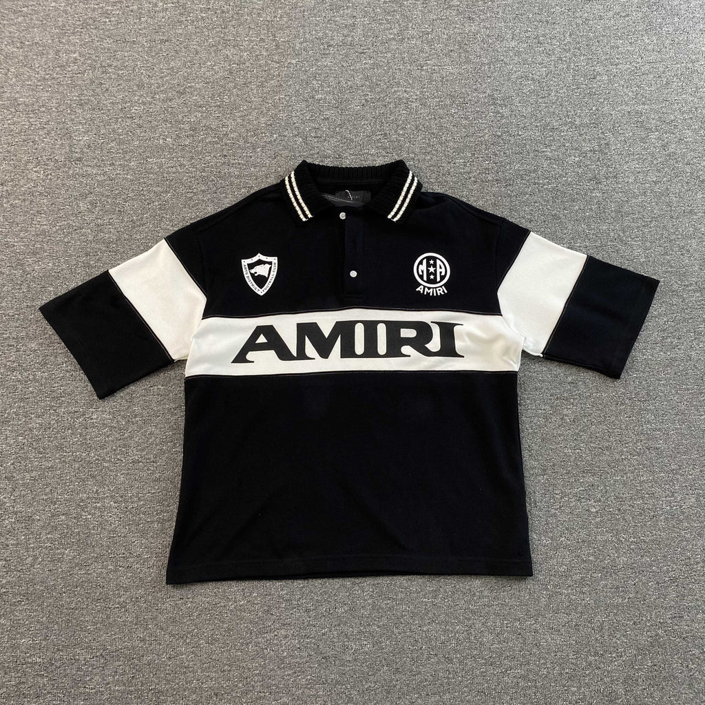 AMIRI SPORT OVERSIZED POLO T SHIRT - PASTFRWRD