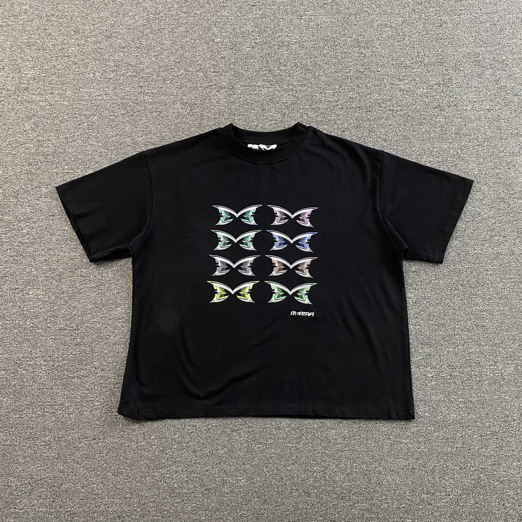 MERTRA STACKED LOGO T SHIRT - PASTFRWRD