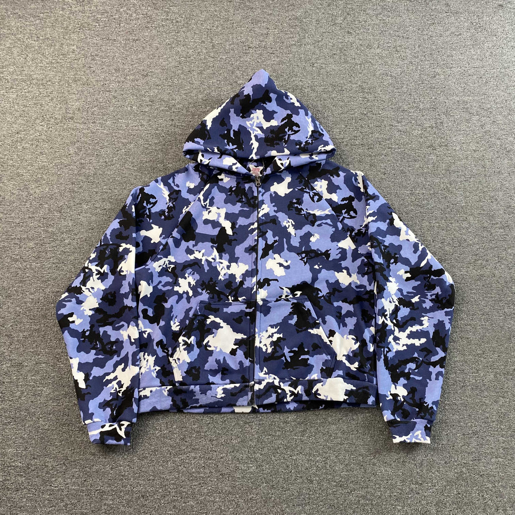 MERTRA TERRAIN CAMO HOOD ZIP UP - PASTFRWRD