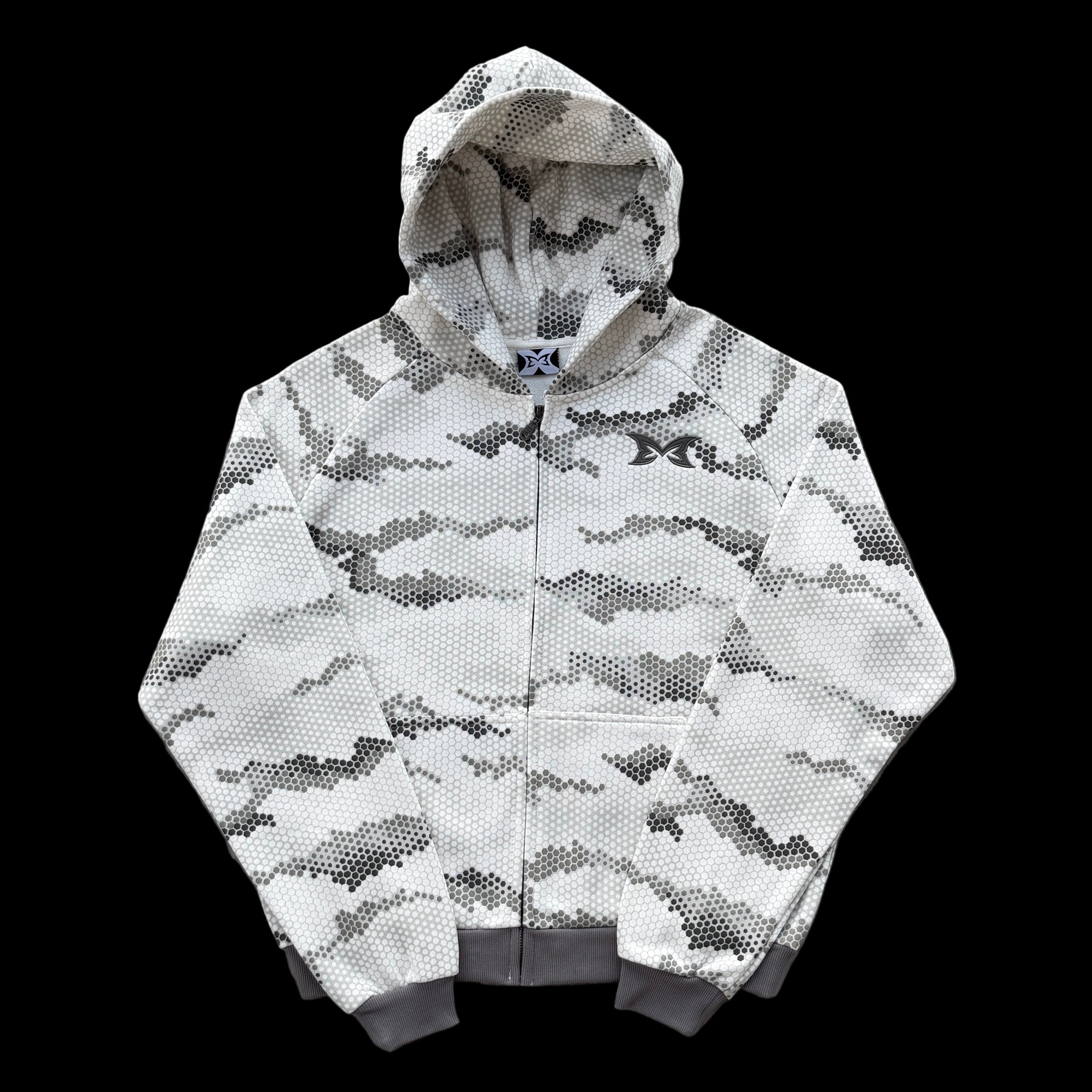 Mertra Snake Skin Hoodie Zip-Up PASTFRWRD