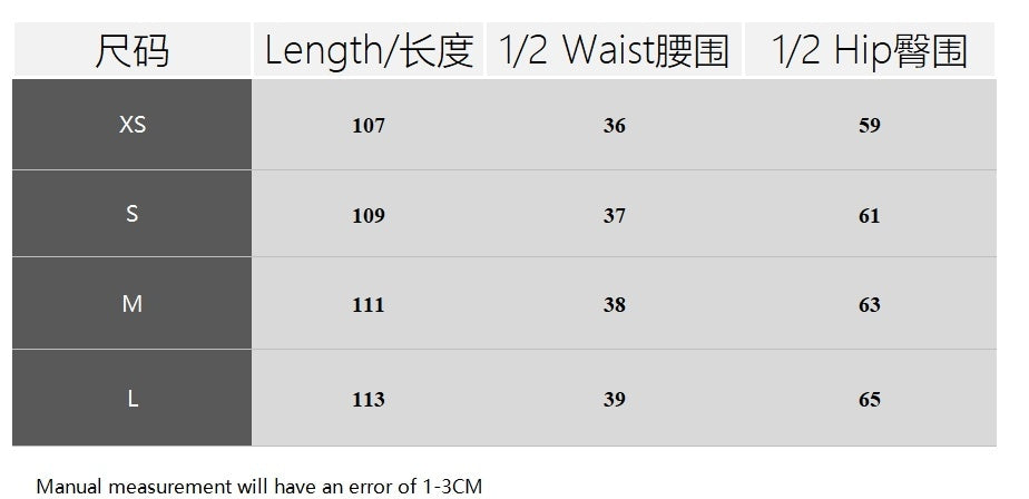 Size chart for Acne Studios mud-dyed distressed wide-leg baggy jeans.