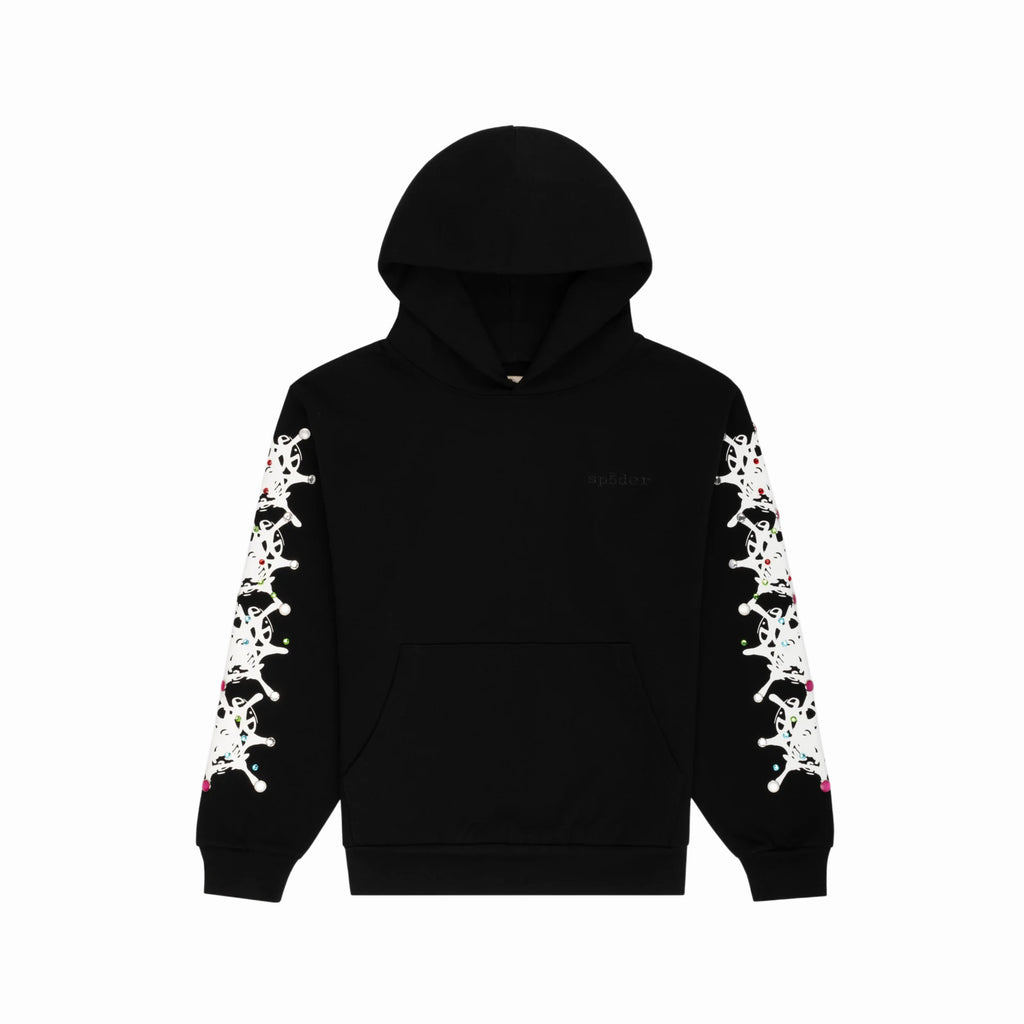SP5DER STONE HOODIE BLACK