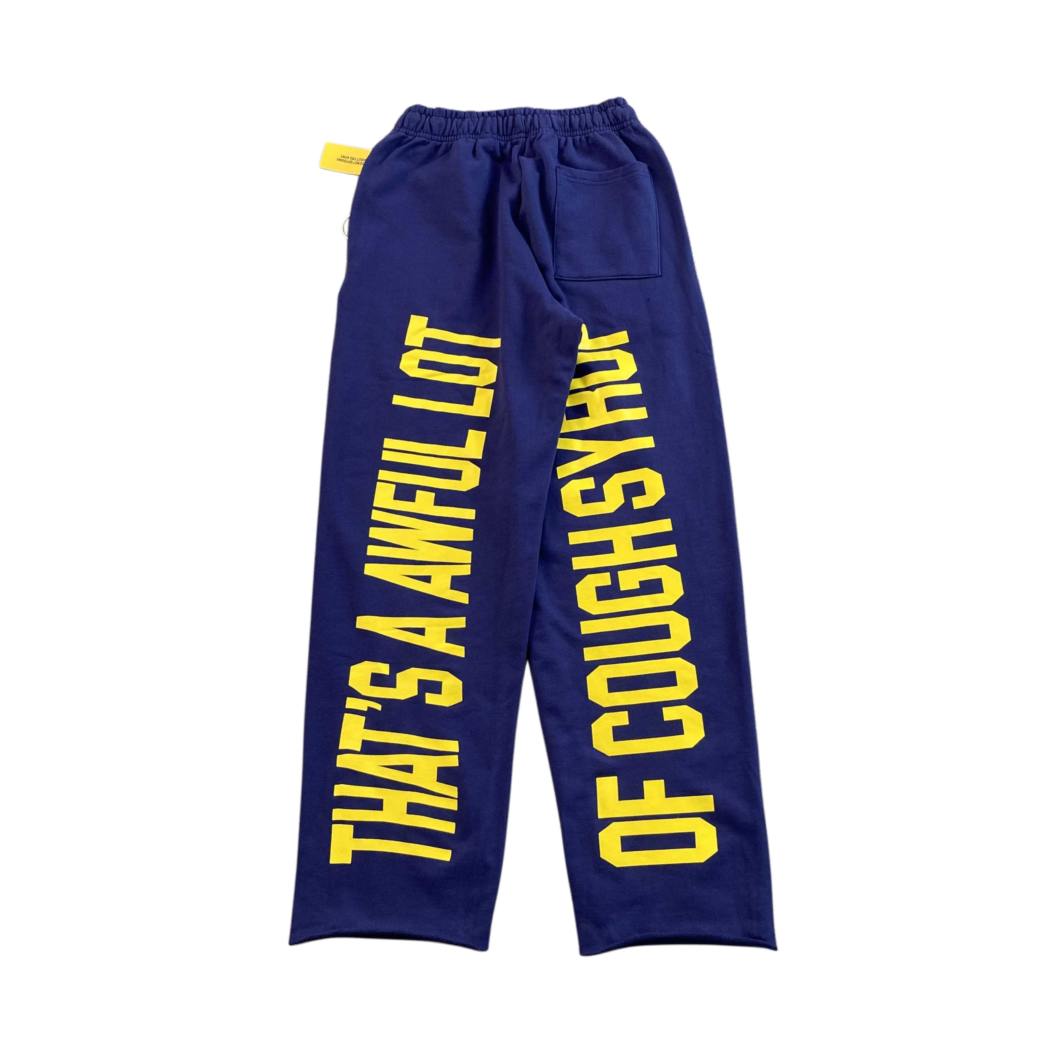 ALOCS NAVY BLUE CLASSIC SWEATPANTS - PASTFRWRD