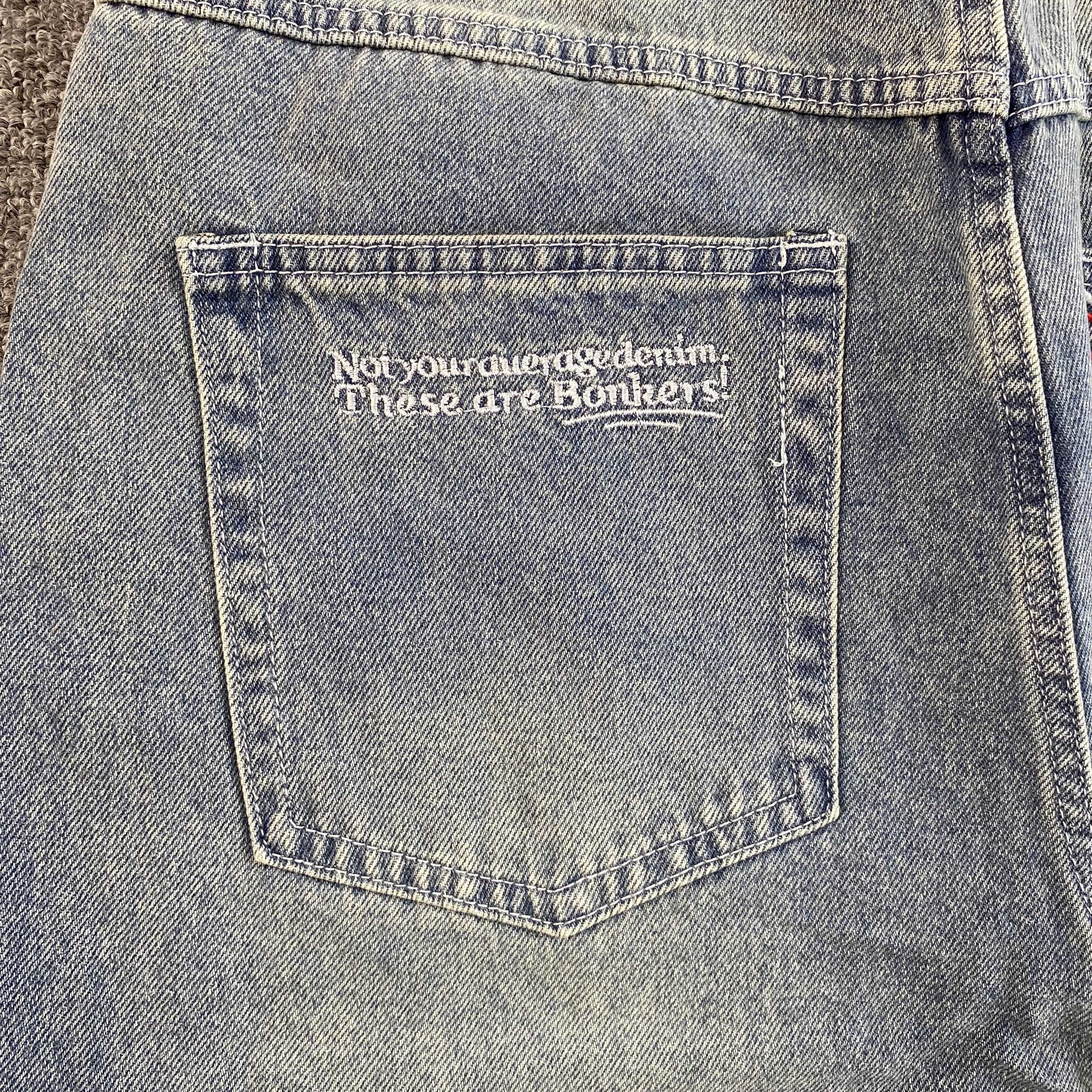 PROTECT LDN EVERYDAY BLUE BONKERS DENIMS - PASTFRWRD