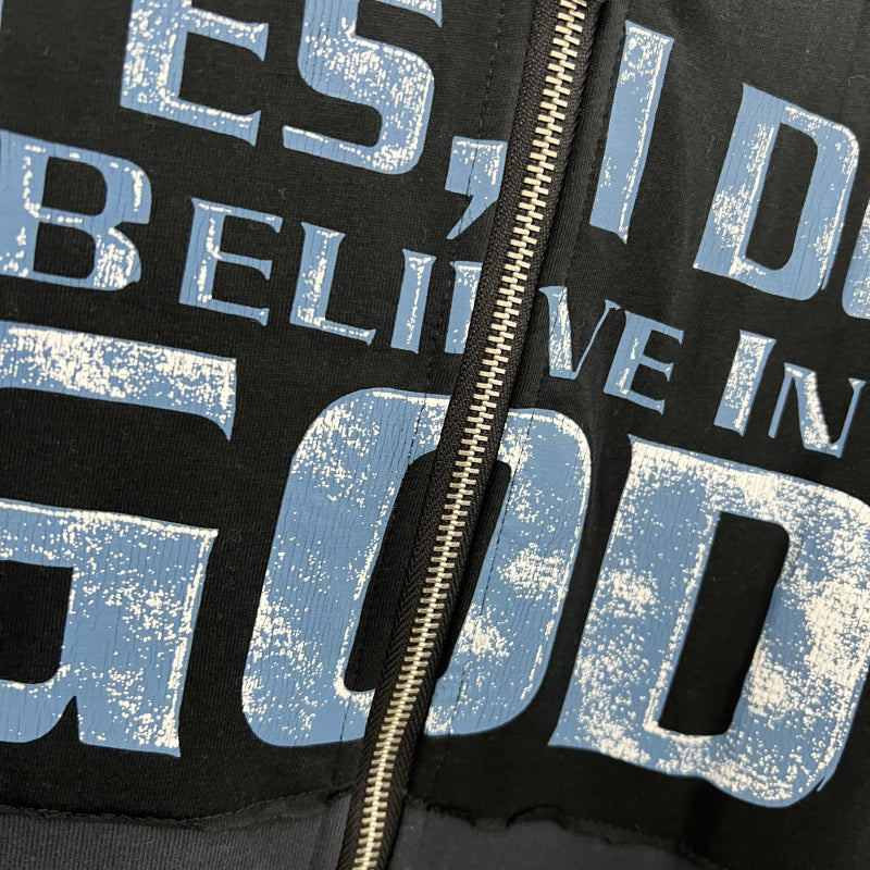 Yes I believe In God Enfant Riches Déprimés Zip-Up - PASTFRWRD