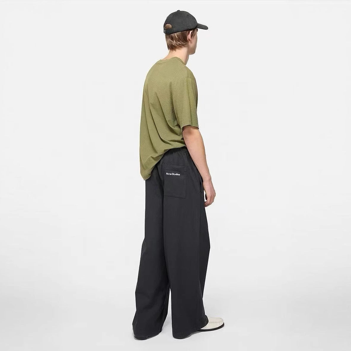 ACNE STUDIOS PRINTED LOGO STAMP SWEATPANTS - PASTFRWRD