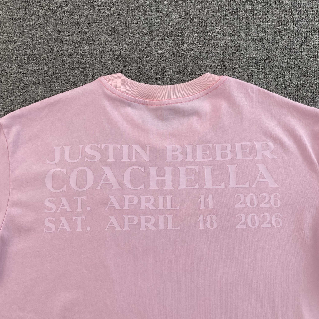 SKYLRK JUSTIN BEIBER COACHELLA 2026 SWAG T SHIRT - PASTFRWRD