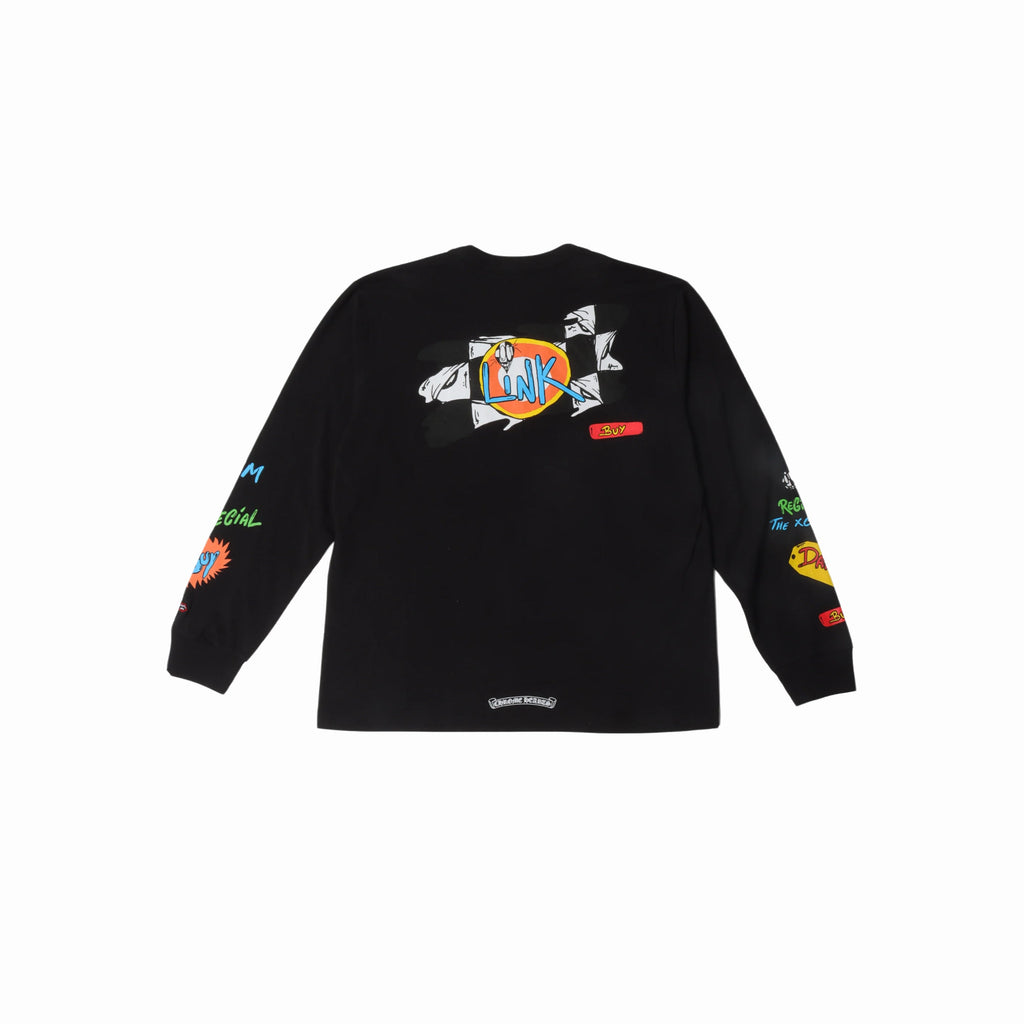 CHROME HEARTS X MATTY BOY SEX RECORDS LINK L/S T SHIRT - PASTFRWRD