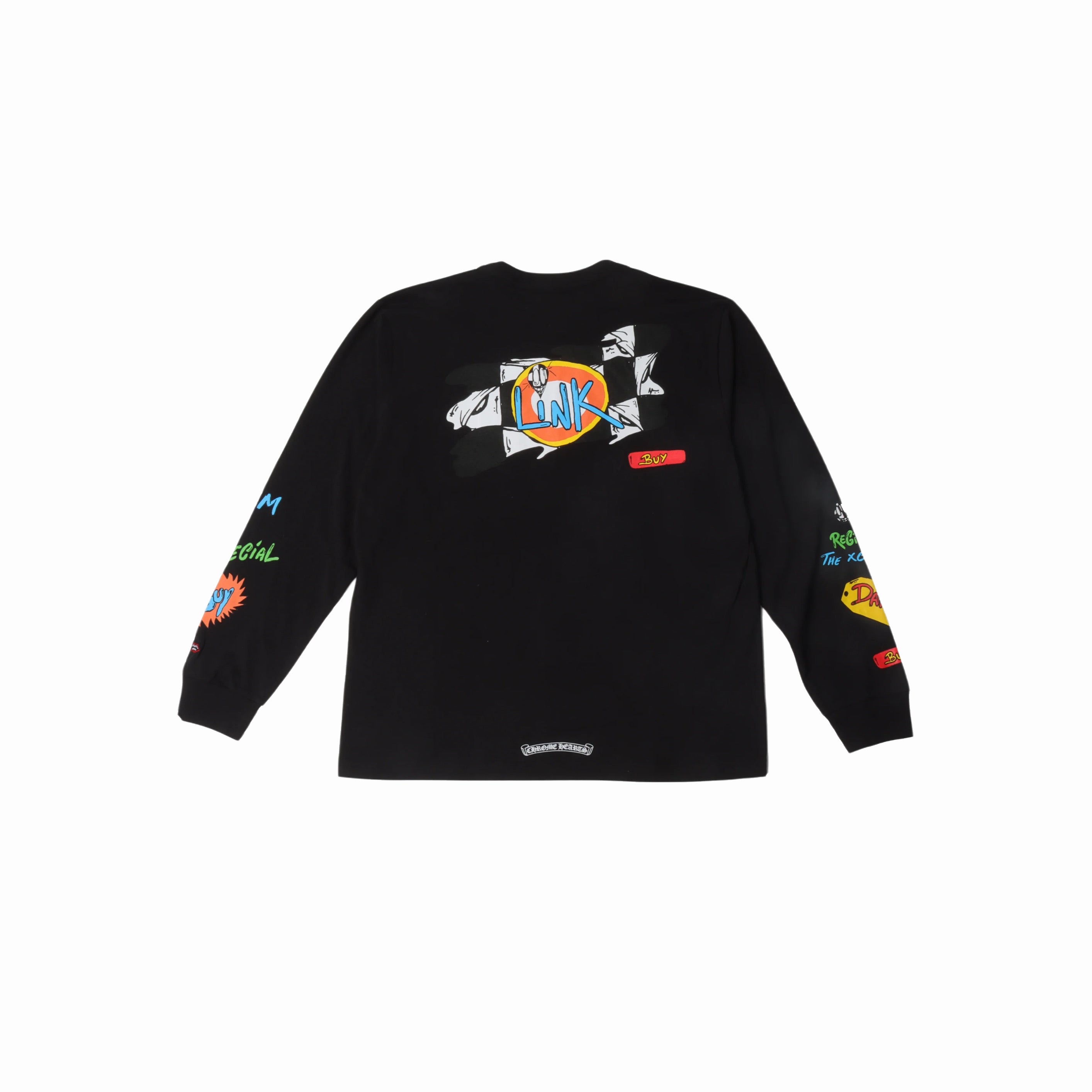 CHROME HEARTS X MATTY BOY SEX RECORDS LINK L/S T SHIRT - PASTFRWRD