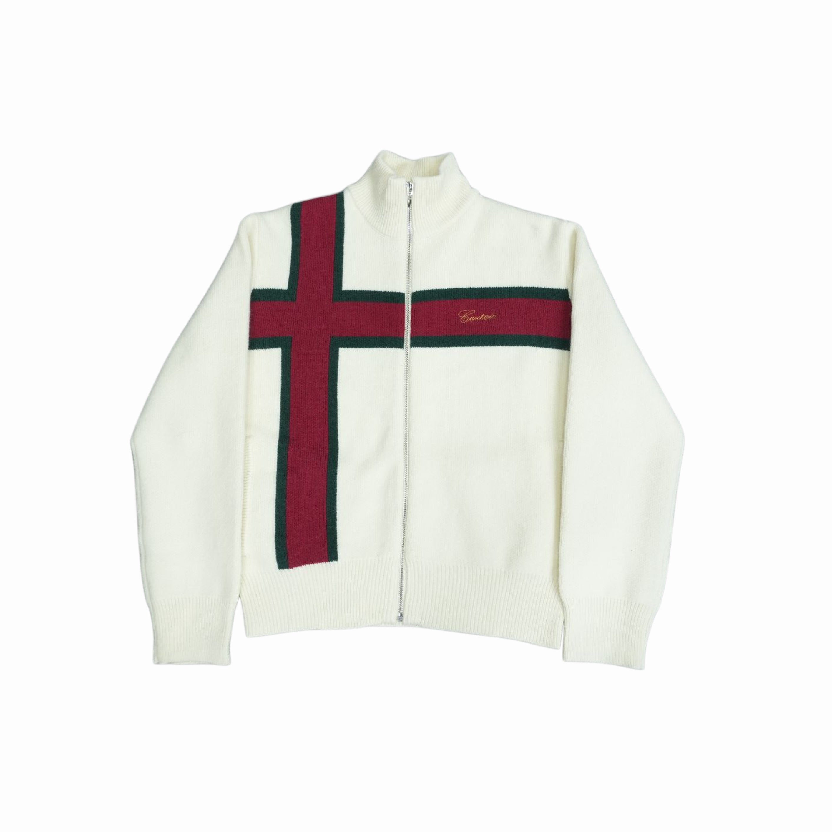 CORTEIZ LUX KNIT ZIP UP TOP - PASTFRWRD