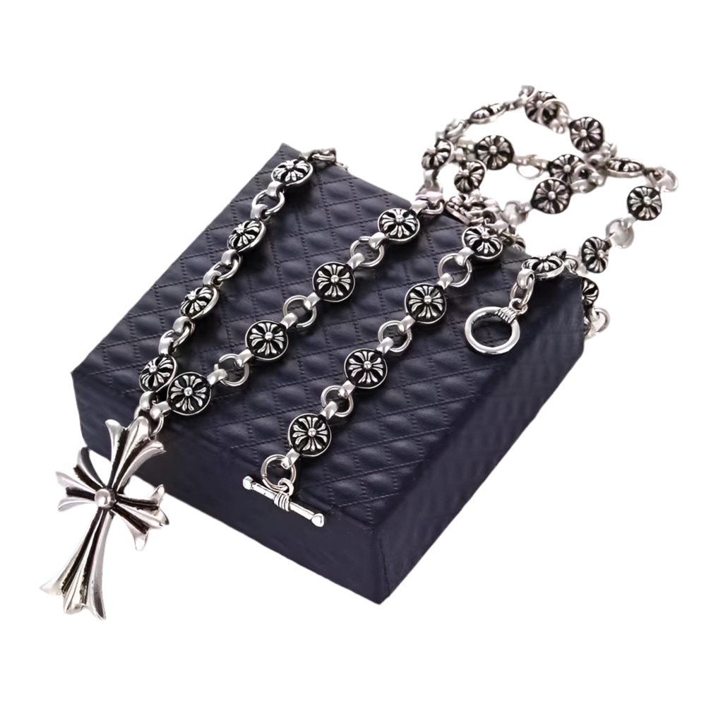 Chrome Hearts Round Carved Neclace