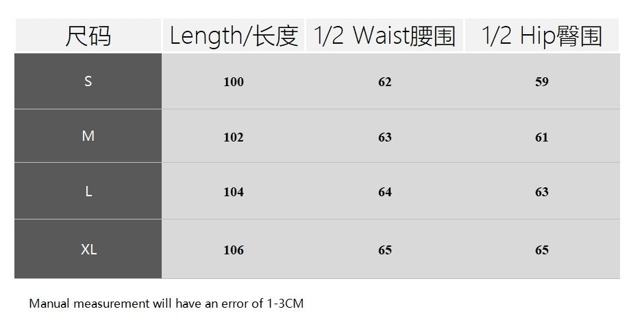Size chart for Mixed Emotions Artist Sweatpants showing S, M, L, XL sizes with corresponding length, waist, and hip measurements.
