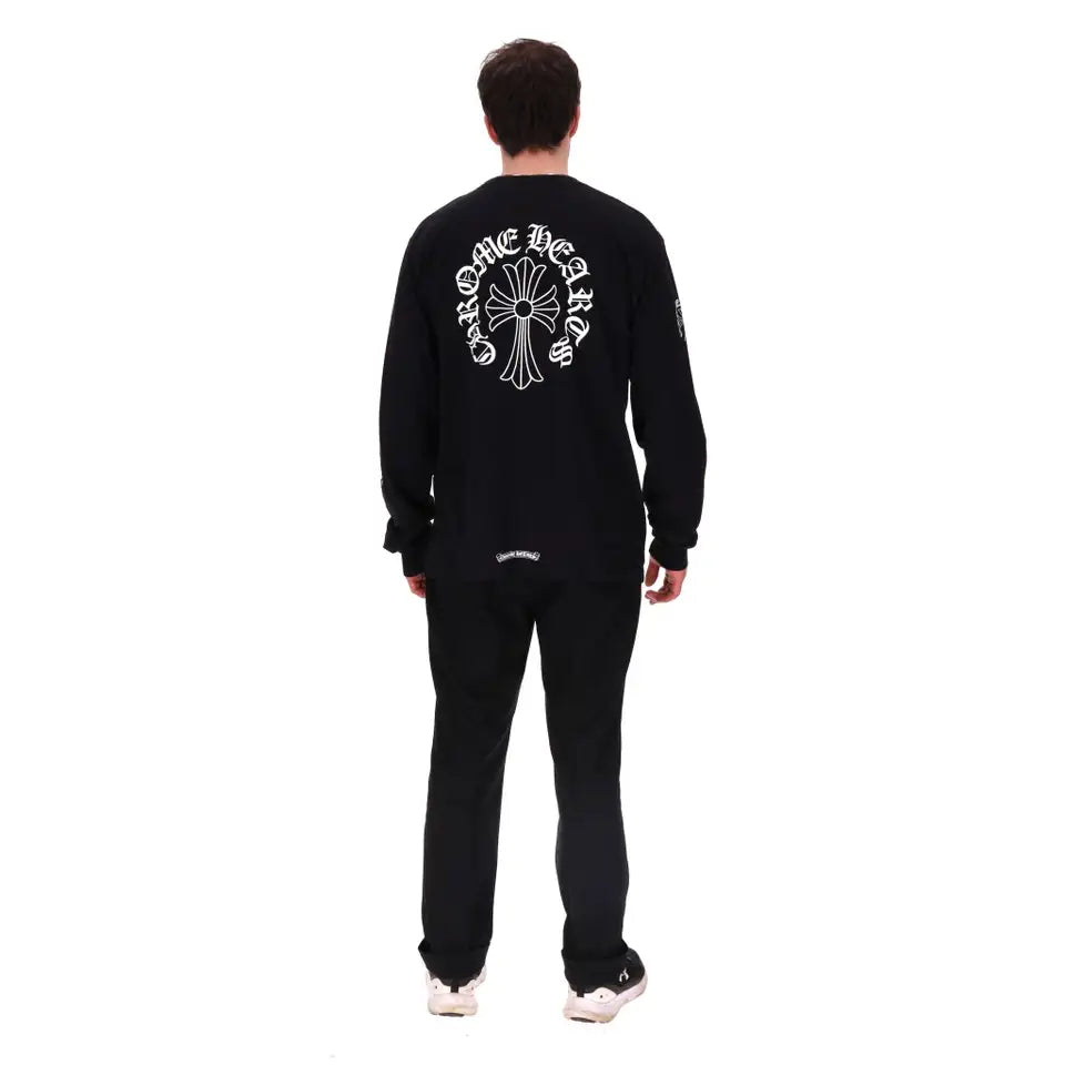 CHROME HEARTS CROSS LOGO L/S T-SHIRT - PASTFRWRD