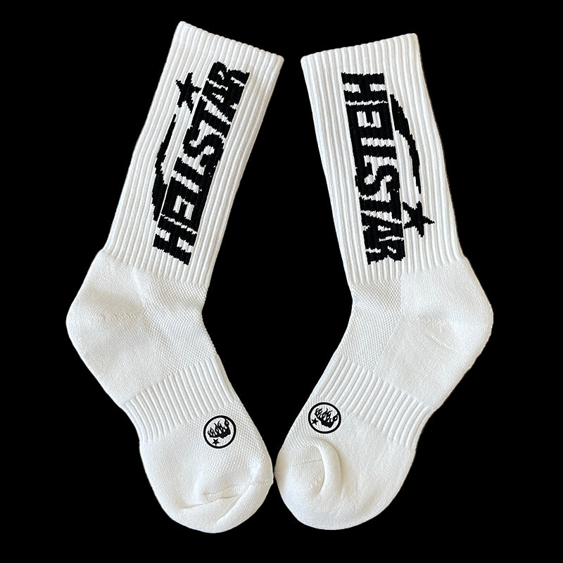 Hellstar Socks in 13 colors with a comfortable fit and premium material texture visible.