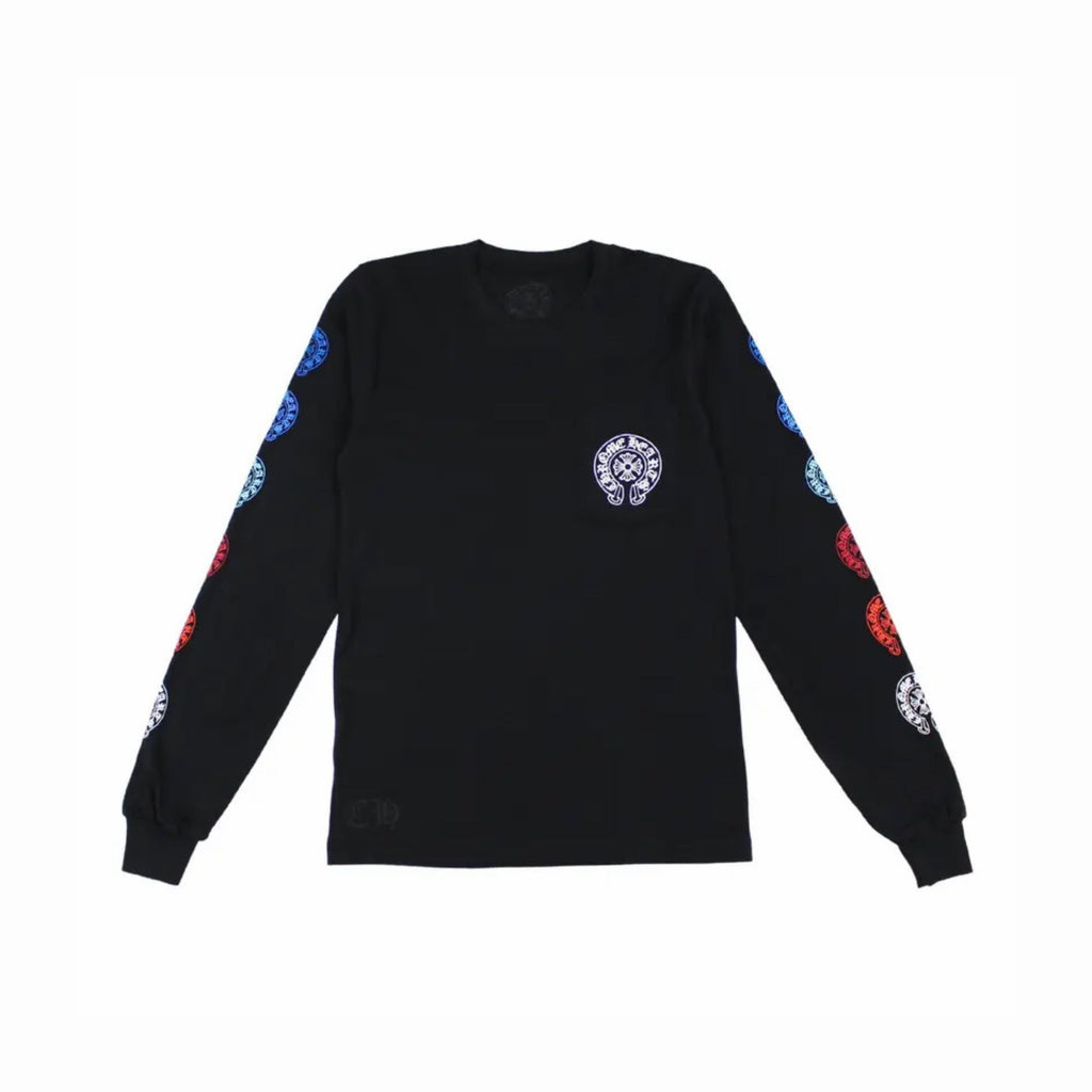 CHROME HEARTS MULTICOLOUR HORSESHOE L/S T-SHIRT - PASTFRWRD