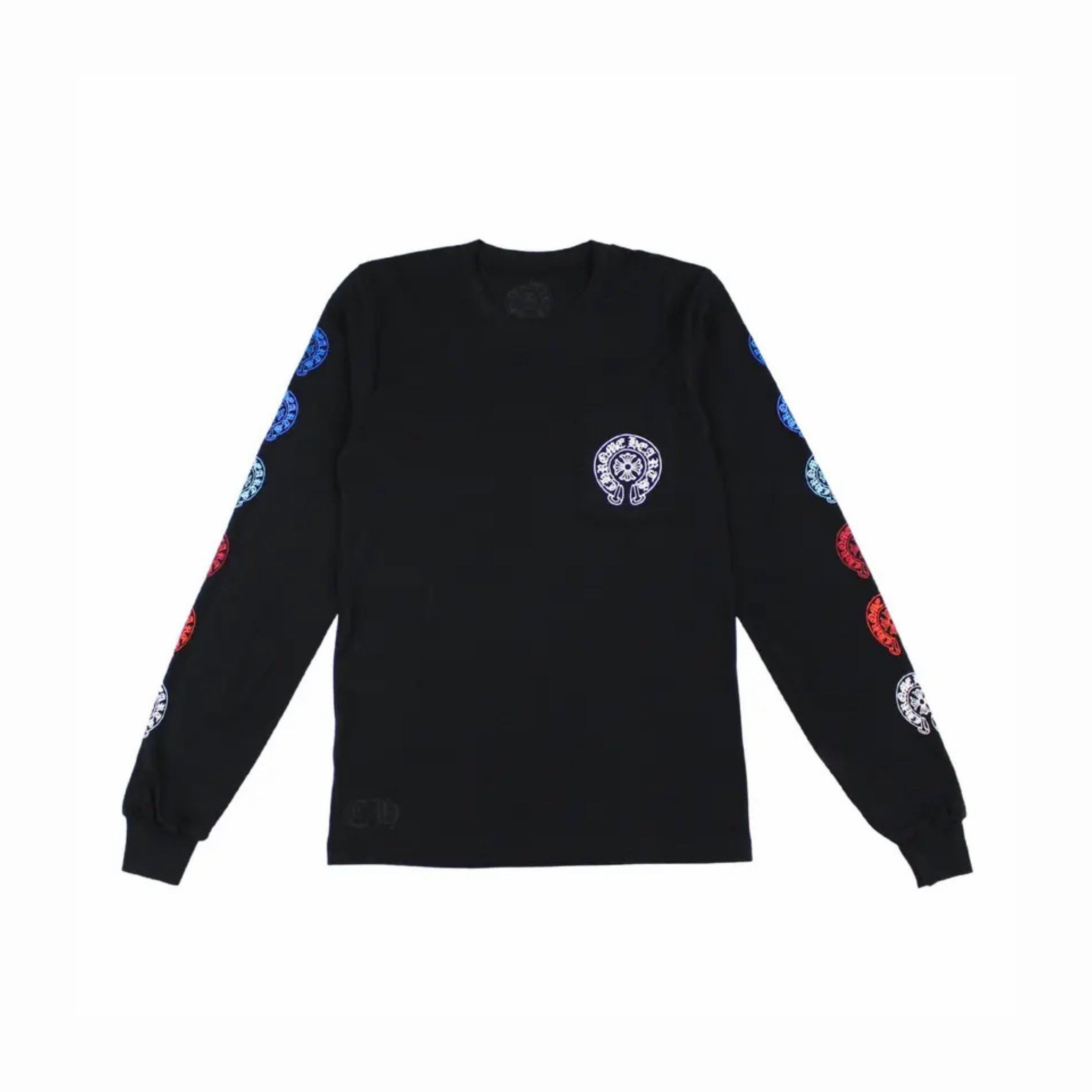 CHROME HEARTS MULTICOLOUR HORSESHOE L/S T-SHIRT - PASTFRWRD