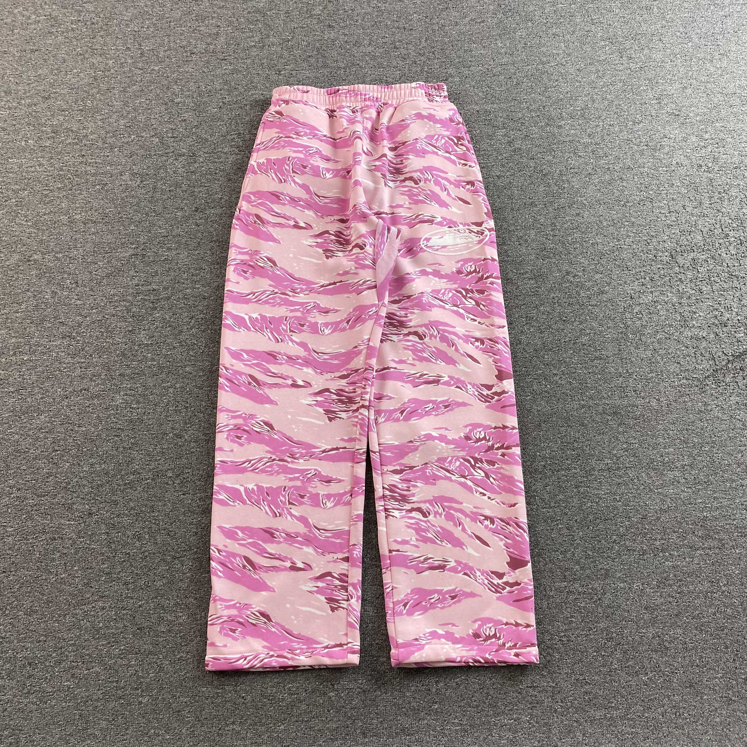 CORTEIZ ISLAND PUFF PRINT OPEN HEM SWEATPANT PINK - PASTFRWRD