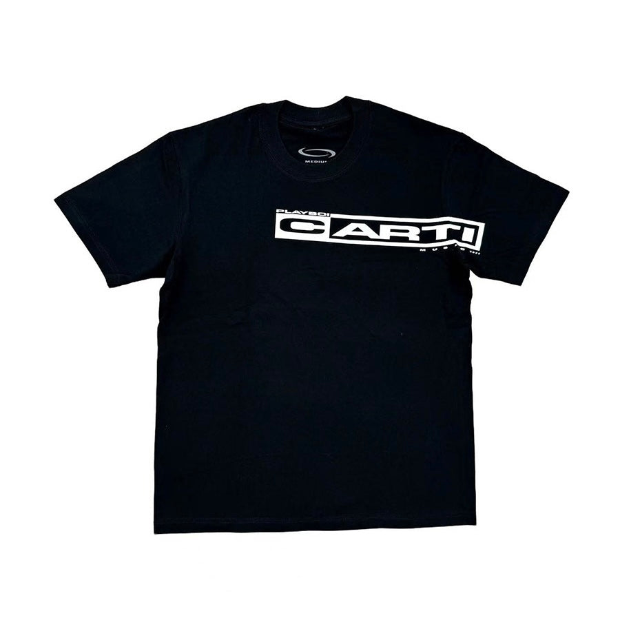 playboi carti i am music silver disc tee - PASTFRWRD