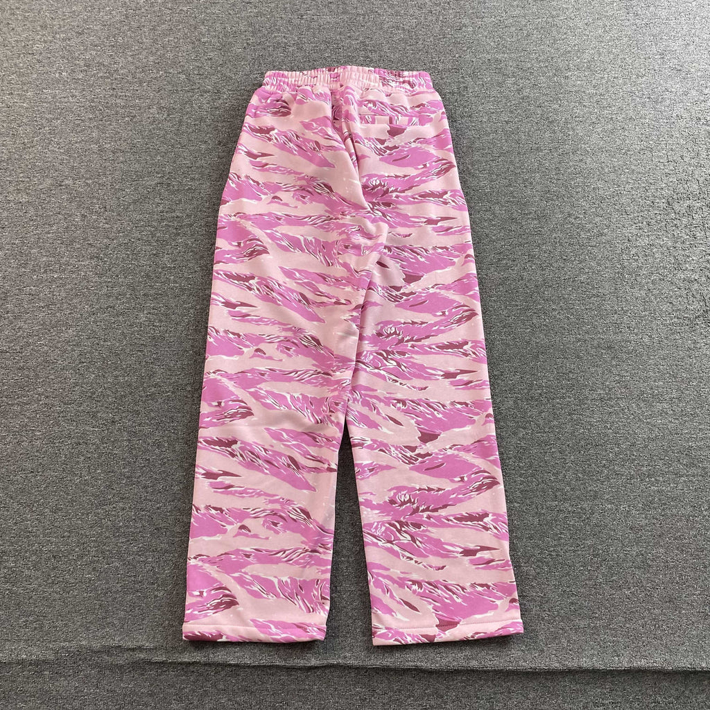 CORTEIZ ISLAND PUFF PRINT OPEN HEM SWEATPANT PINK - PASTFRWRD
