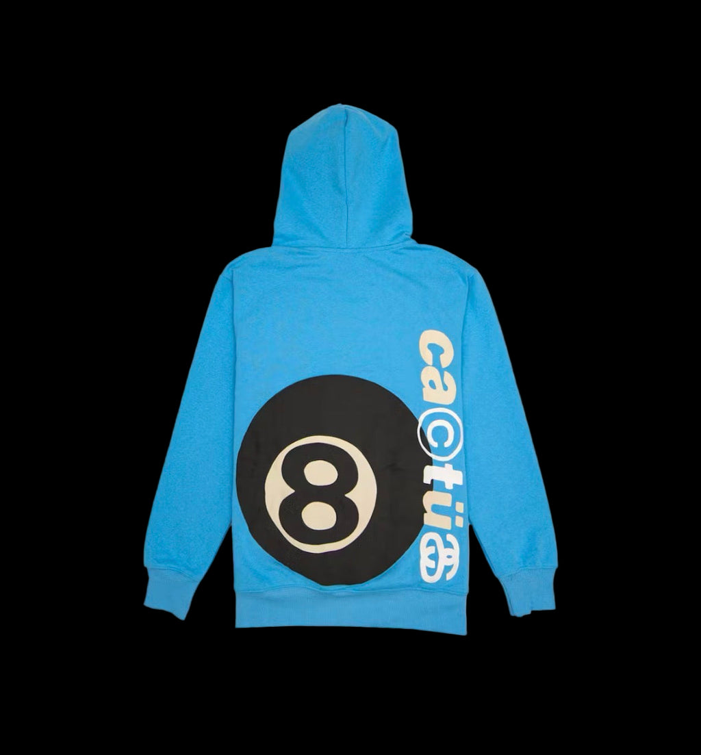 Pigment dyed hoodie in faded wash with "Rhude Roadway Racing" graphic on front and back.