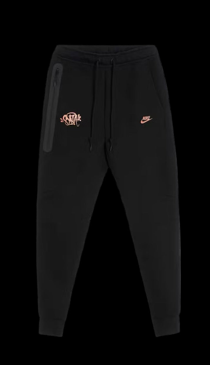 Nike Sportswear Tech Fleece full zip hoodie in faded black with ribbed collar and logo details