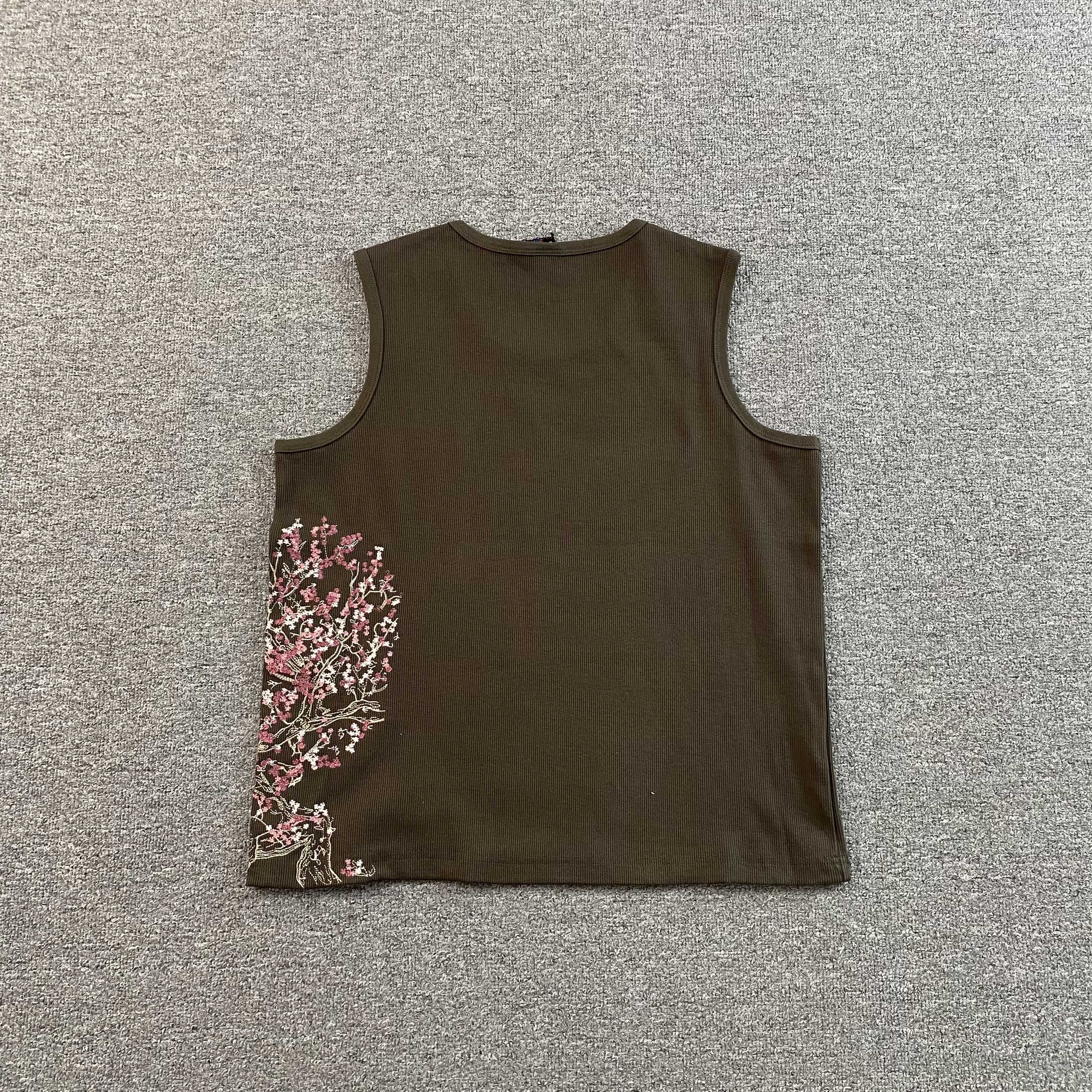 Derschutze "blossom v2" tanktop anthracite - PASTFRWRD