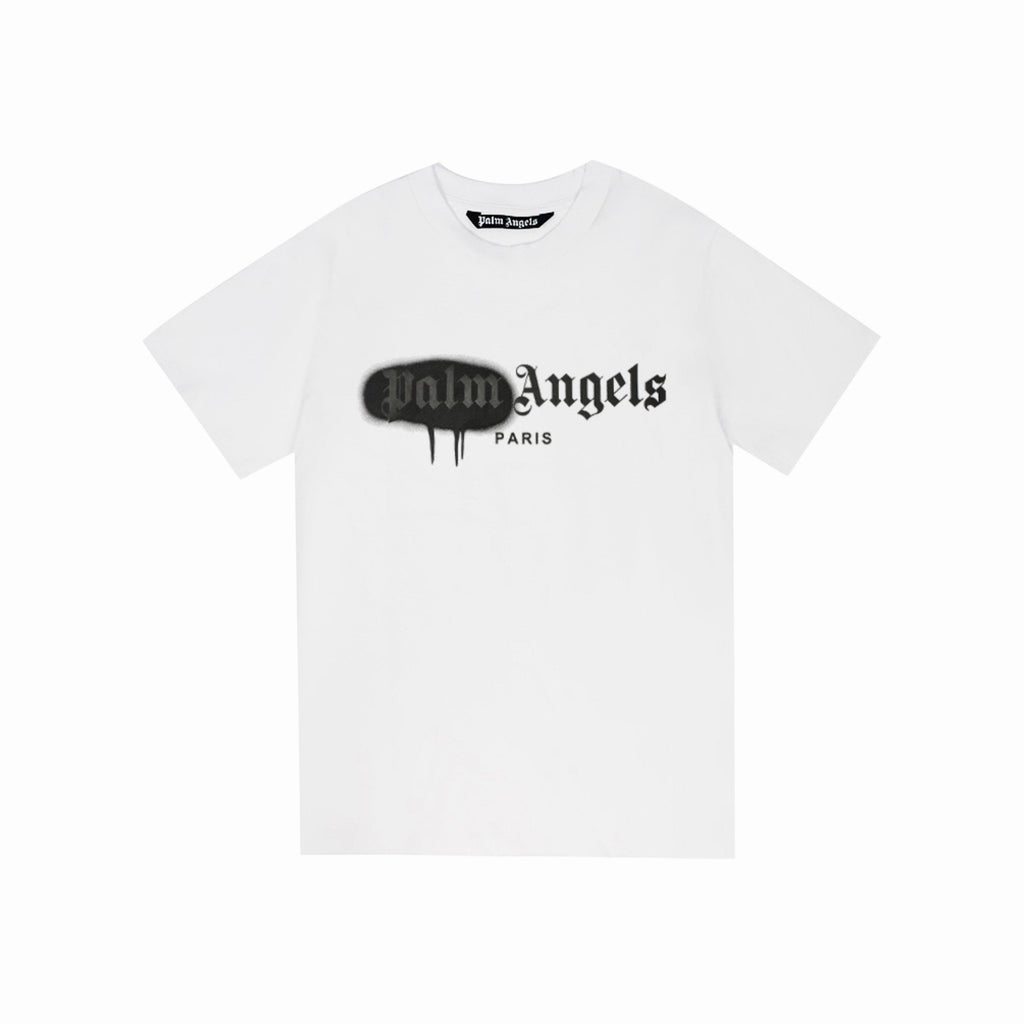 PALM ANGELS SPRAYED LOGO T SHIRT - PASTFRWRD
