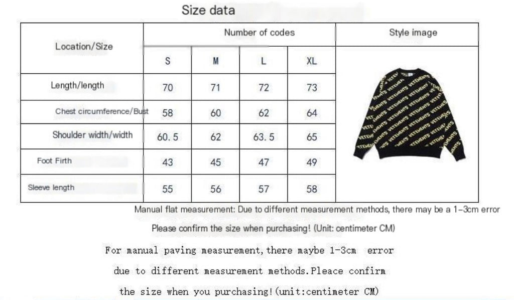 Vetements sweater in heavyweight cotton with a timeless design and comfortable fit.