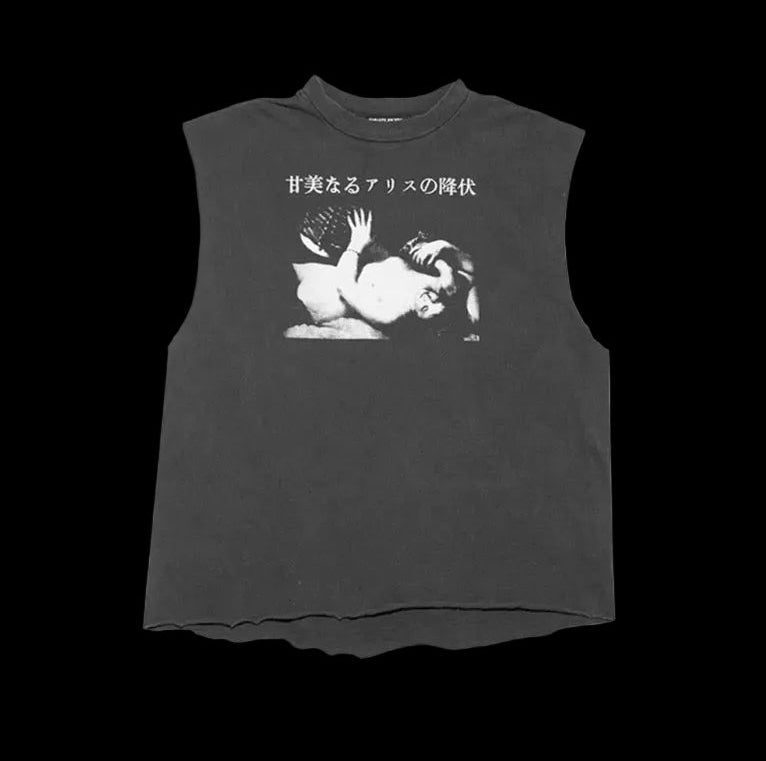 Enfants Riches Déprimés Sweet
Surrender Of Alice Cut-Off T-Shirt
'Faded Black' - PASTFRWRD