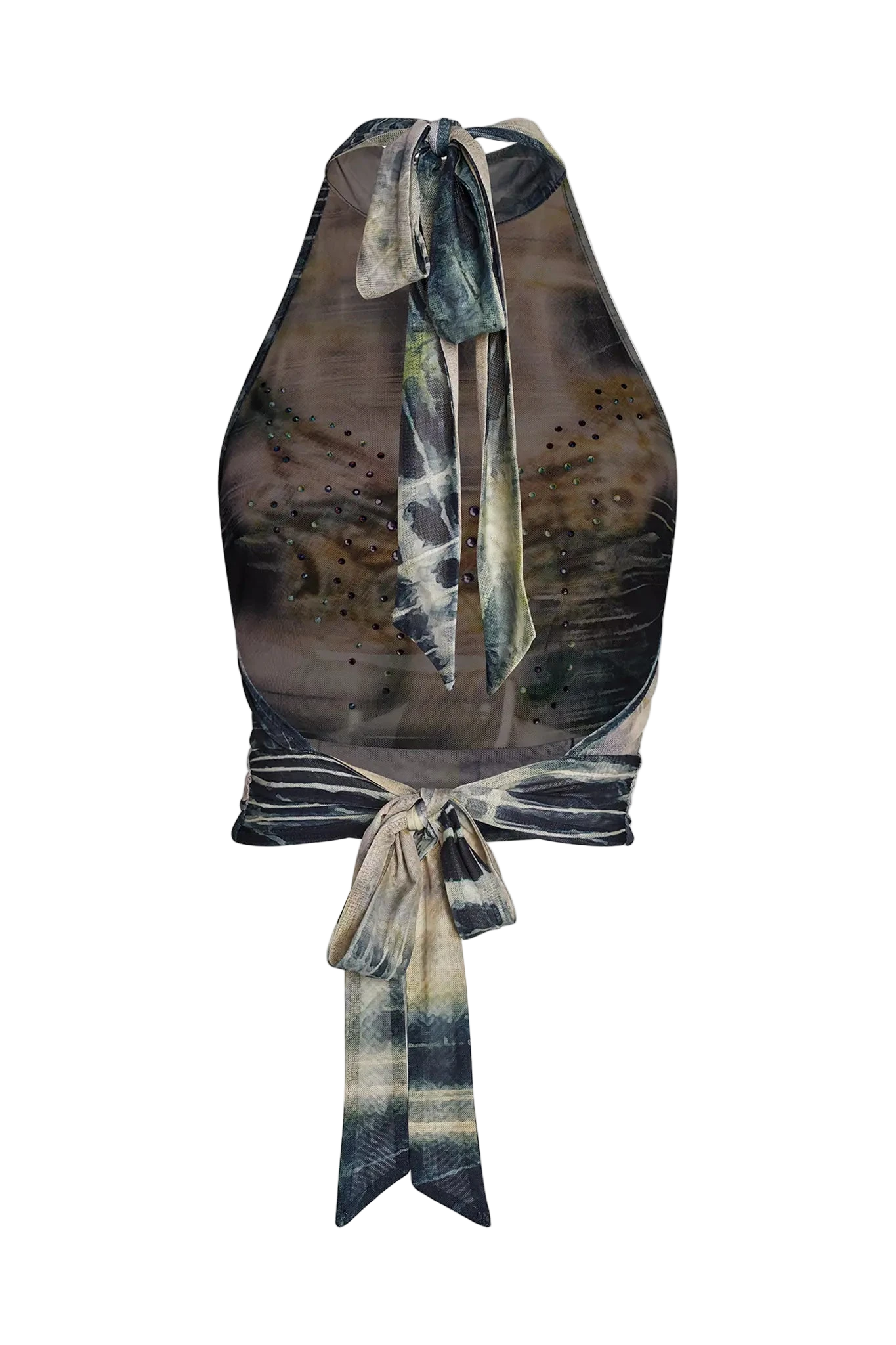 Oversized I.AM.GIA Vada Top with structured shoulders and cinched hem in heavyweight cotton blend