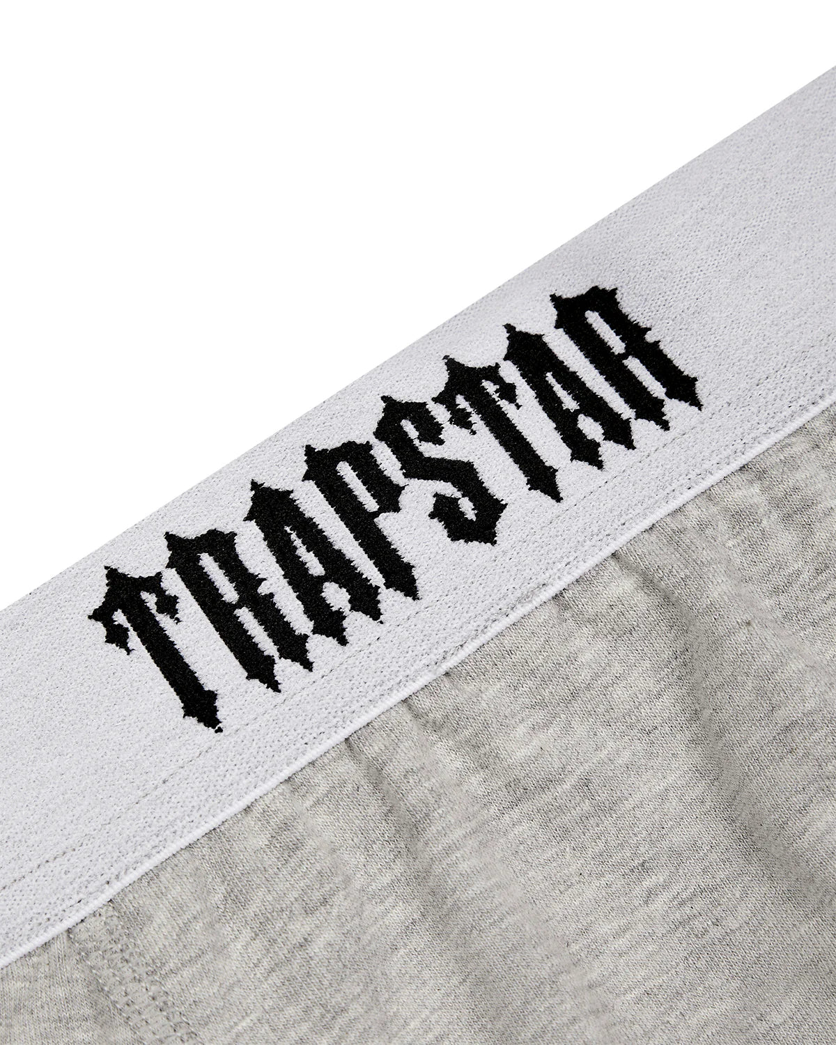 Three-pack of black cotton-rich Trapstar boxer shorts with elastic waistband and reinforced seams