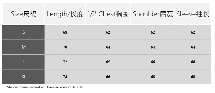 Vetements Destroyed Anarchy Turtleneck 'Black' size chart.