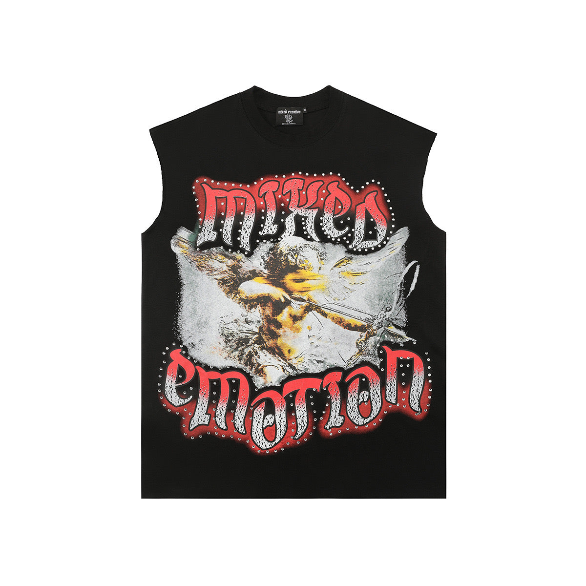mixed emotions angel sleeveless t-shirt - PASTFRWRD