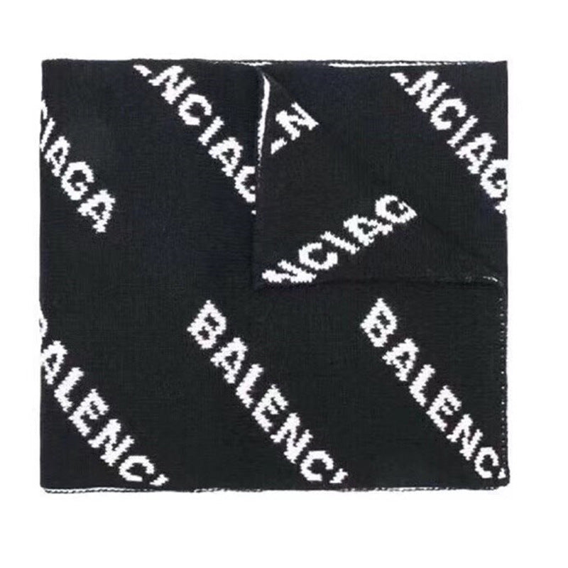 Balenci Logo Scarf - PASTFRWRD