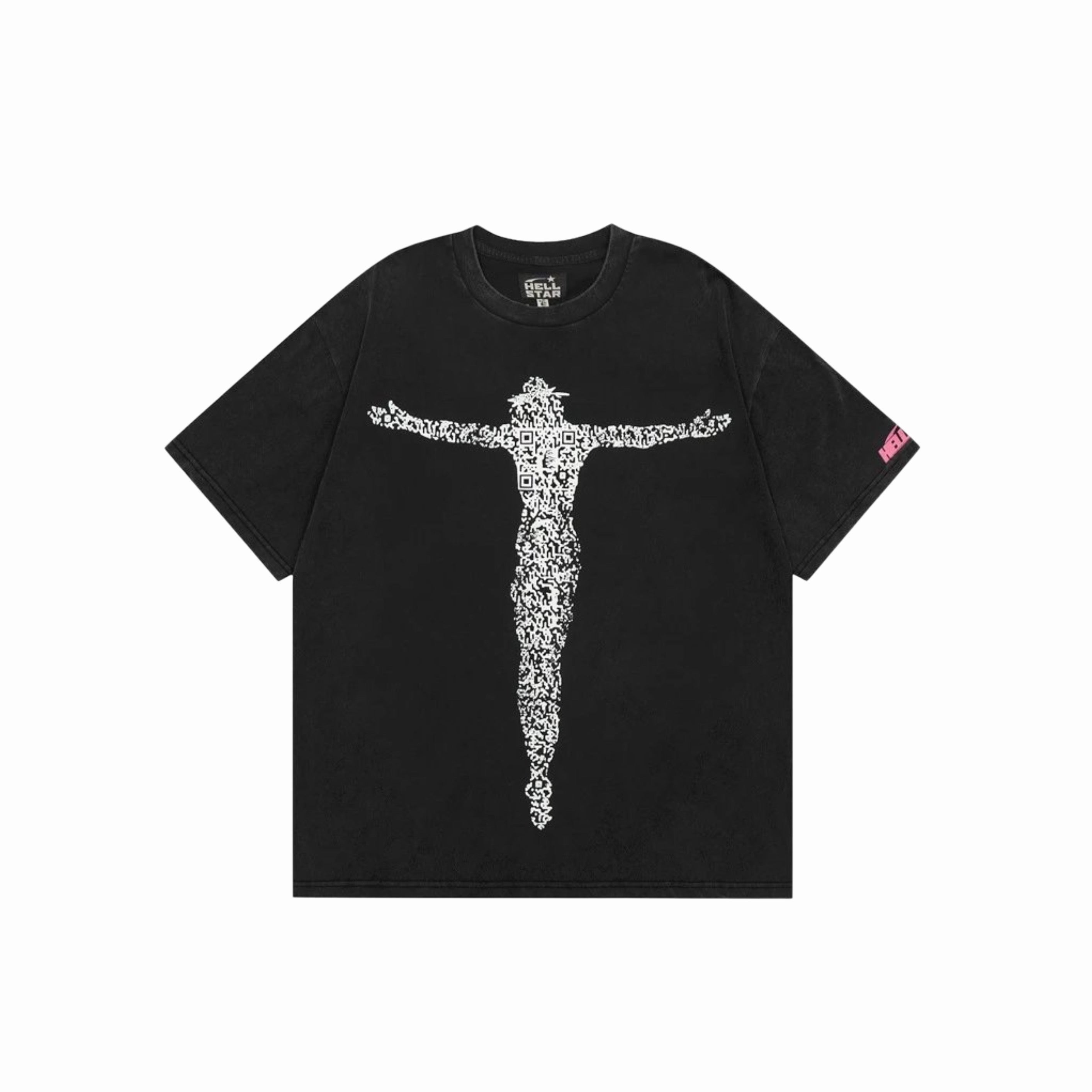 HELLSTAR STUDIOS QR CHRIST T SHIRT - PASTFRWRD